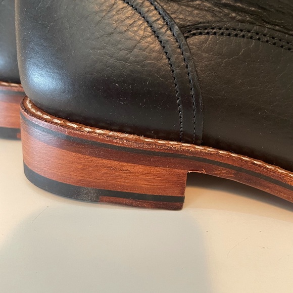 Ariat Shoes Ariat Two24 Black Bison Leather Boots Poshmark